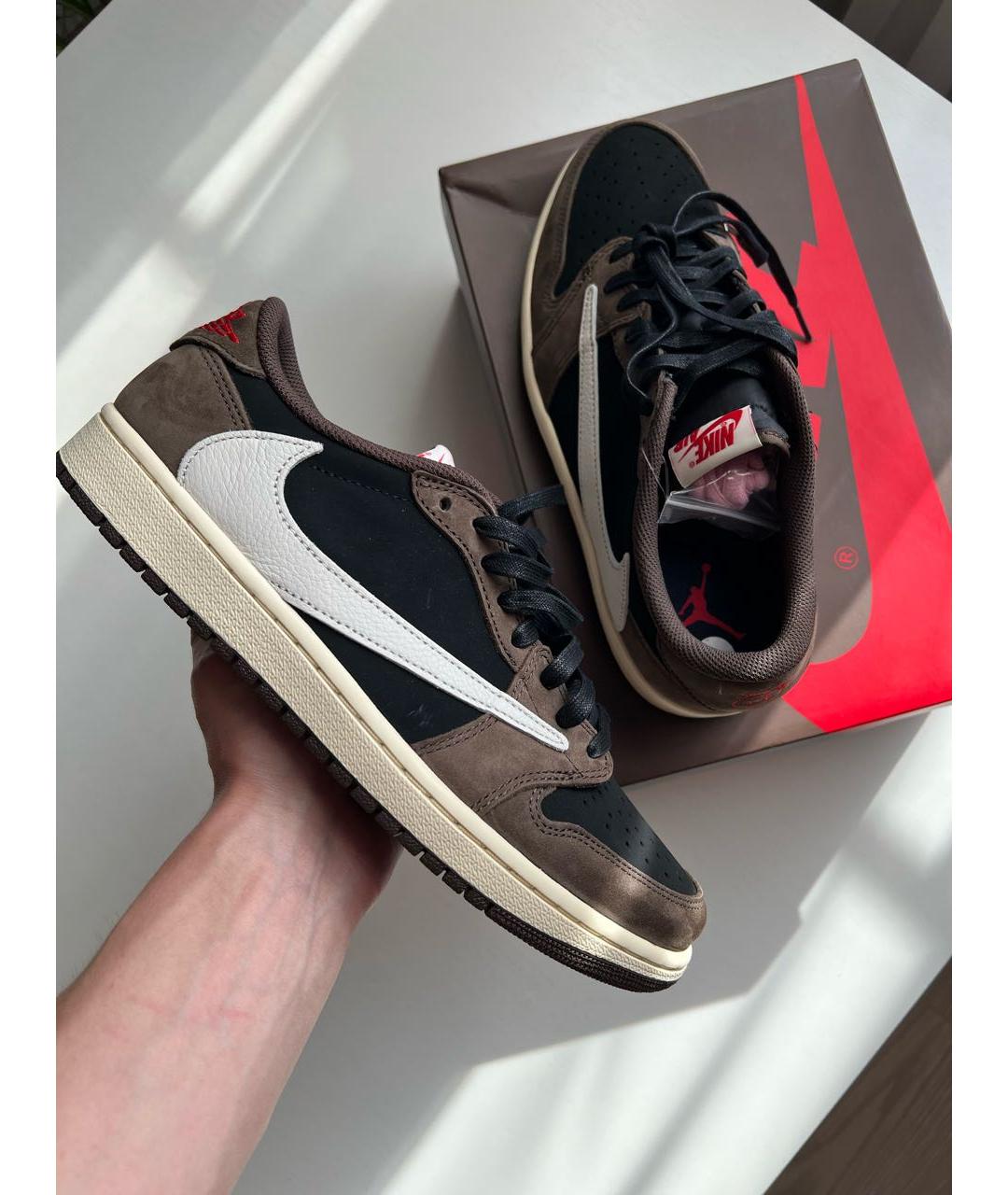 CACTUS JACK BY TRAVIS SCOTT Коричневые низкие кроссовки / кеды, фото 3