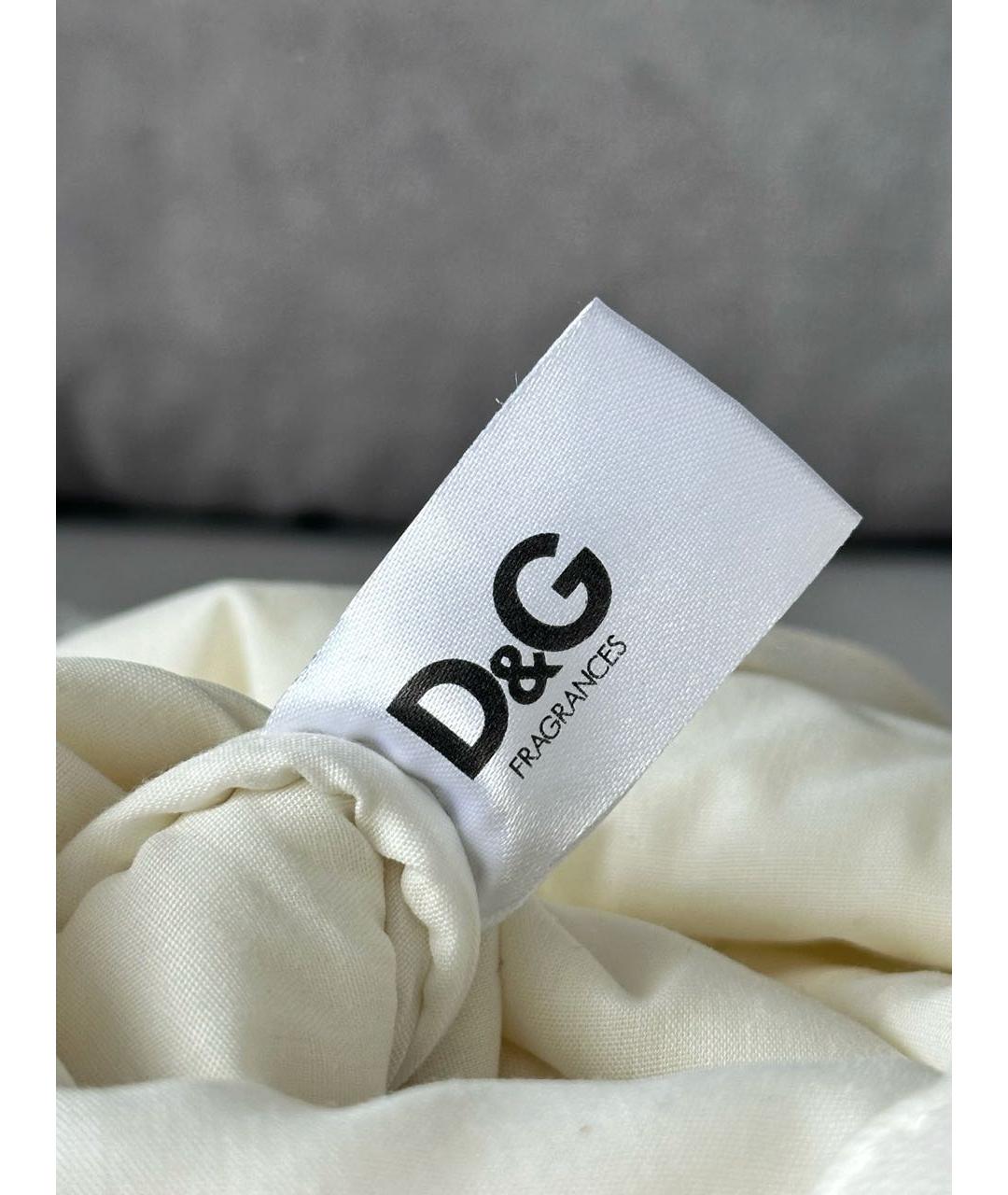DOLCE&GABBANA Белая хлопковая сумка тоут, фото 8