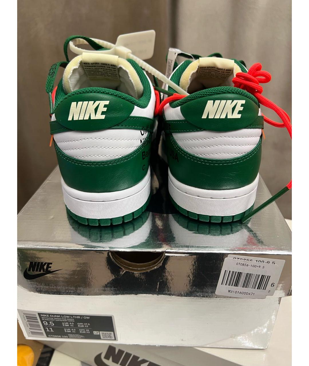 NIKE X OFF-WHITE Мульти низкие кроссовки / кеды, фото 4