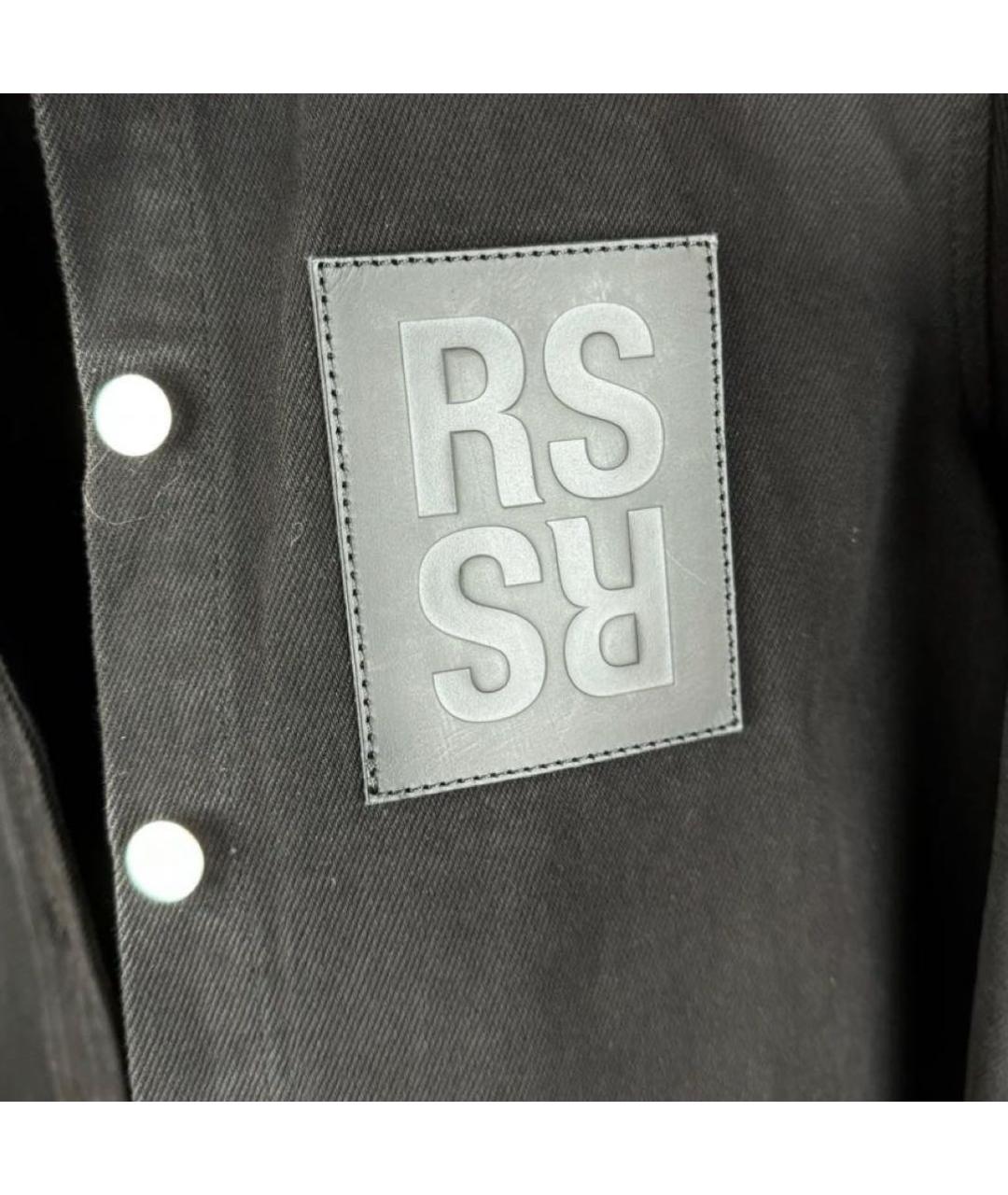 RAF SIMONS Черная хлопковая кэжуал рубашка, фото 5