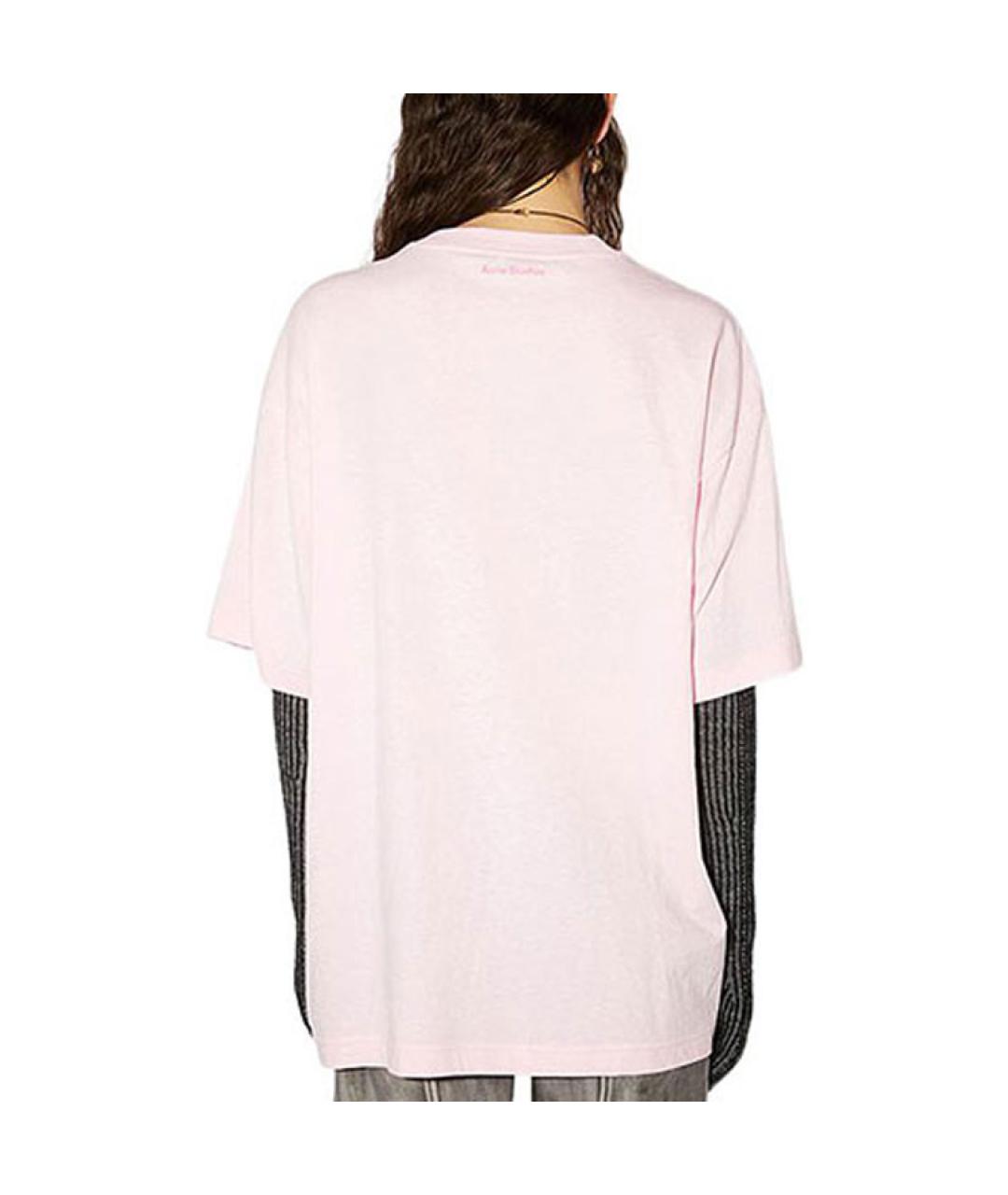 ACNE STUDIOS Розовая футболка, фото 3