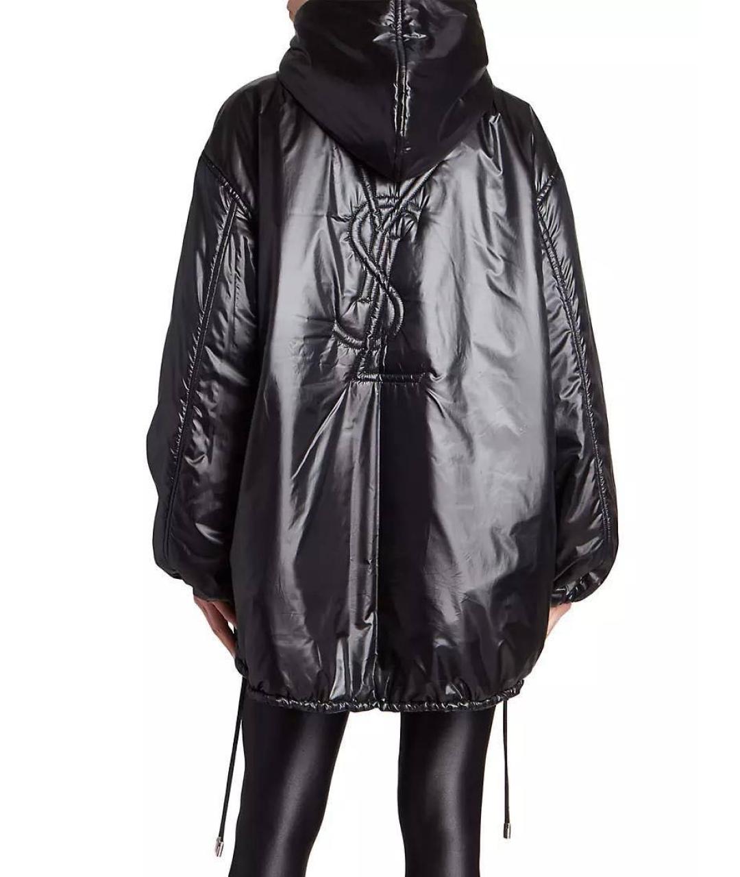 SAINT LAURENT Черный пуховик, фото 2