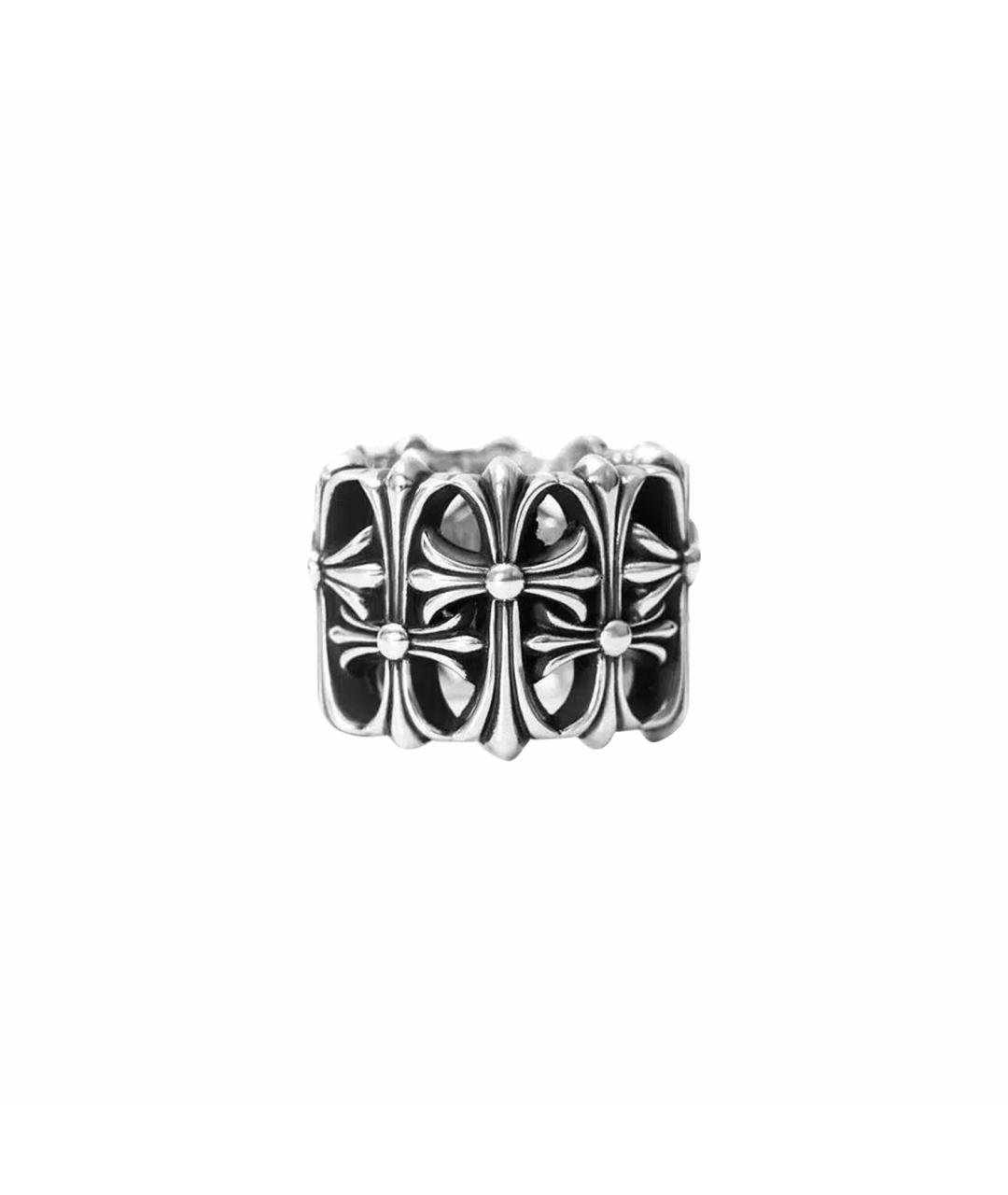 CHROME HEARTS Серебряное серебряное кольцо, фото 1