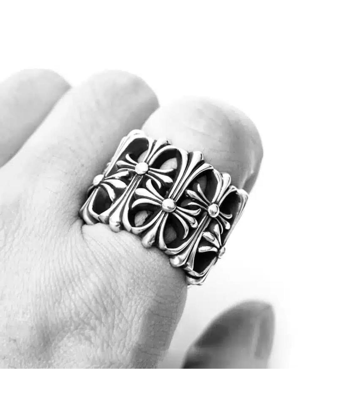 CHROME HEARTS Серебряное серебряное кольцо, фото 2