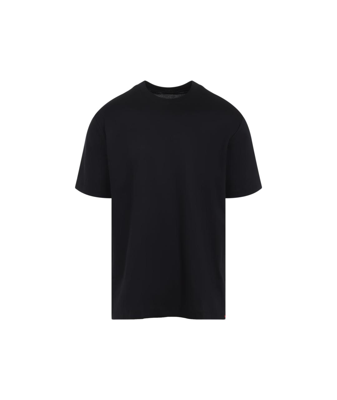 KITON Черная хлопковая футболка, фото 1
