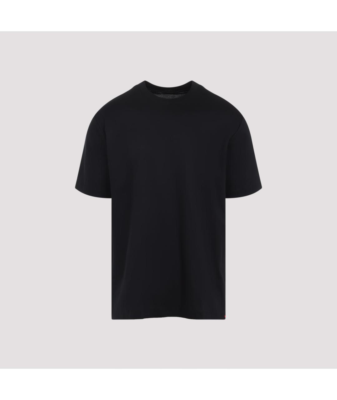 KITON Черная хлопковая футболка, фото 2