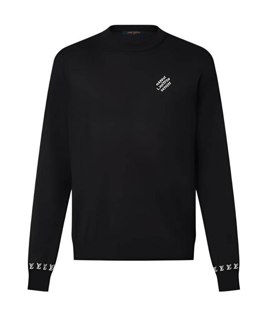 LOUIS VUITTON Черный джемпер / свитер, фото 1