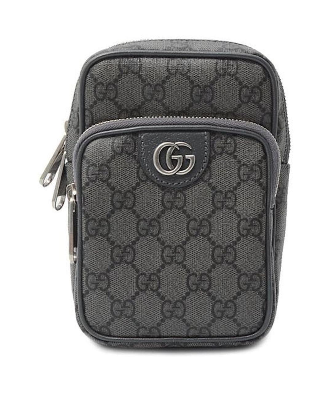 GUCCI Антрацитовая сумка на плечо, фото 2