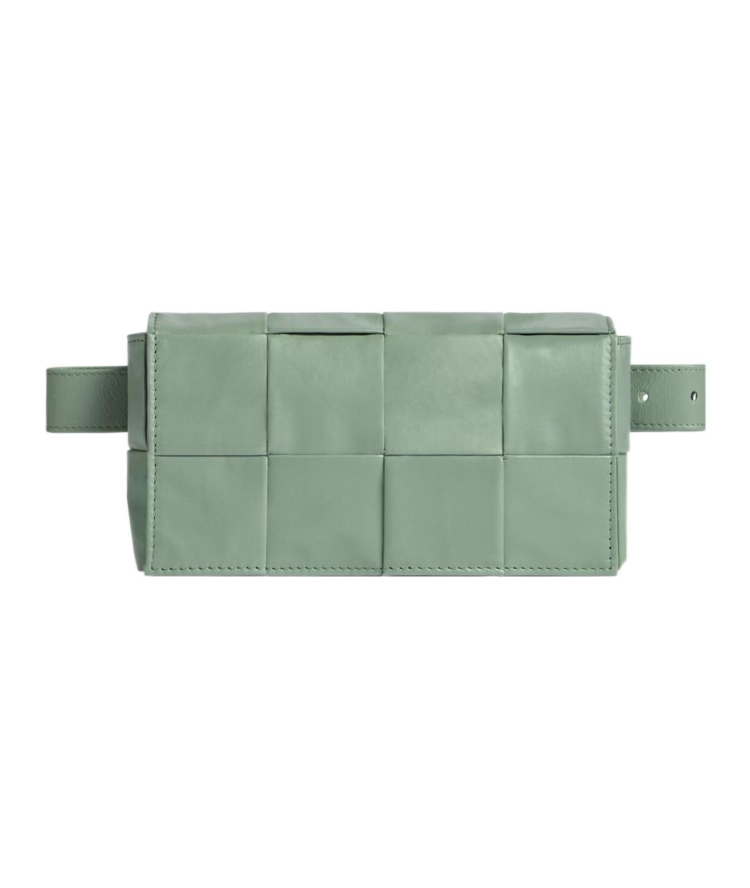 BOTTEGA VENETA Зеленая поясная сумка, фото 1