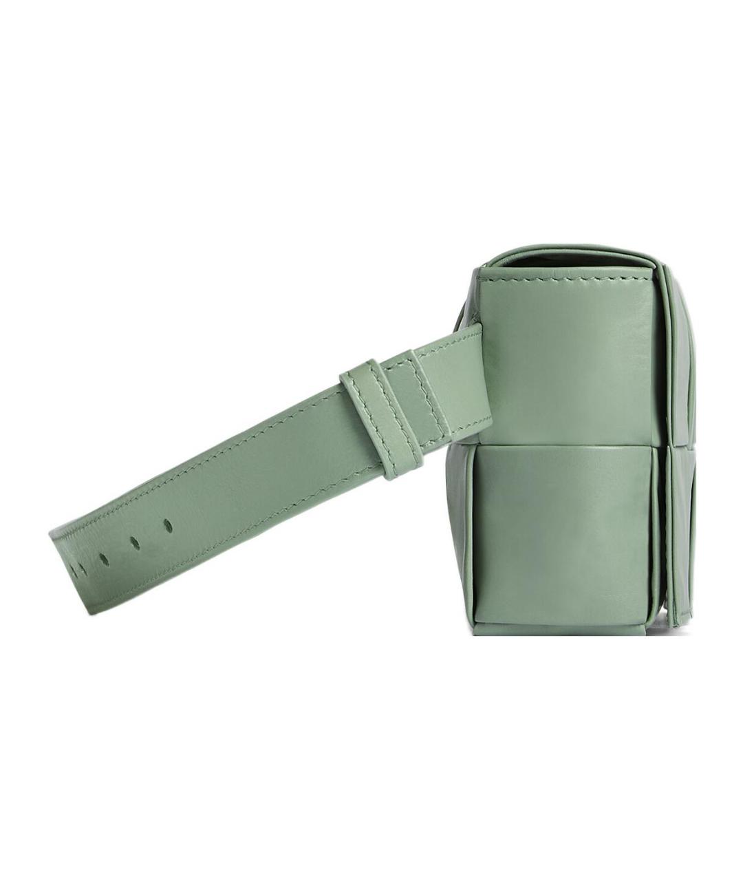 BOTTEGA VENETA Зеленая поясная сумка, фото 2