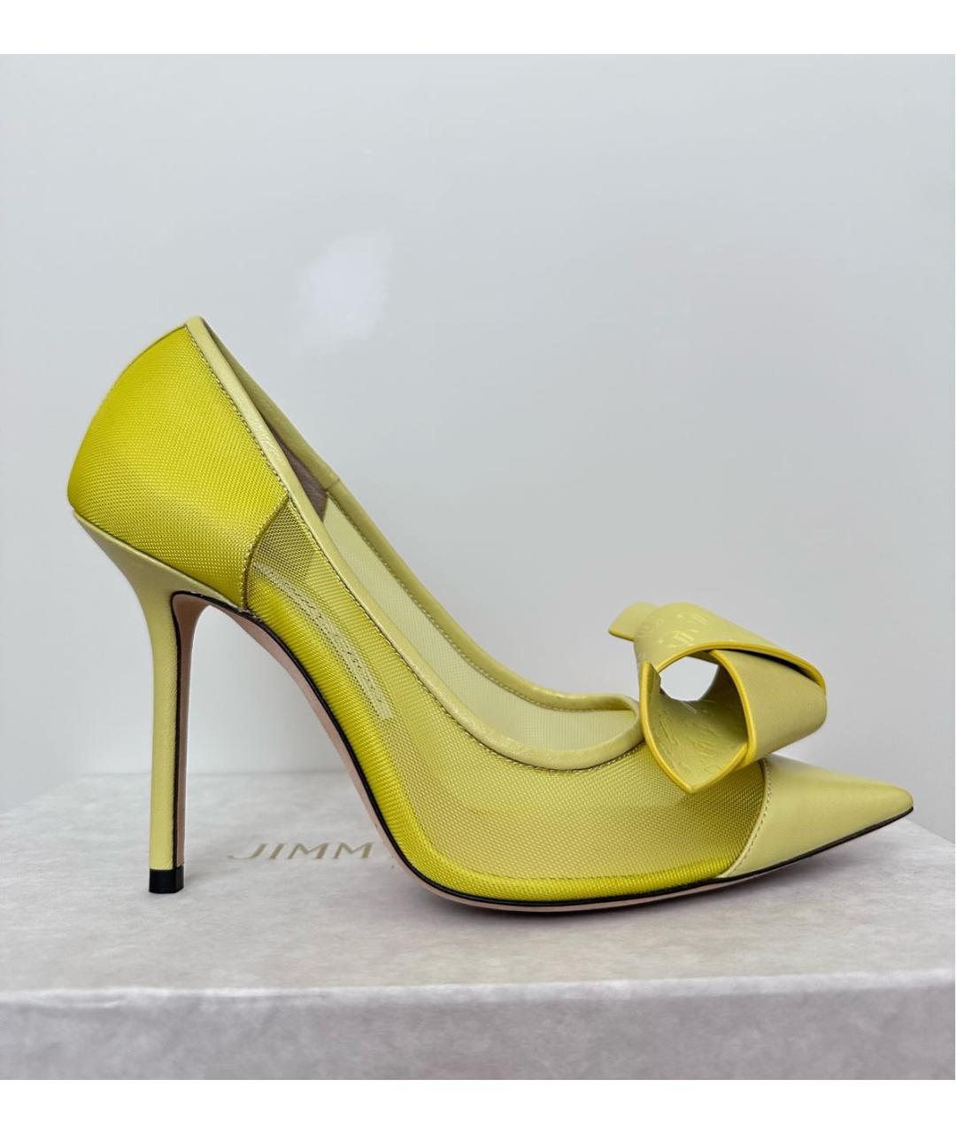 JIMMY CHOO Желтые туфли, фото 8