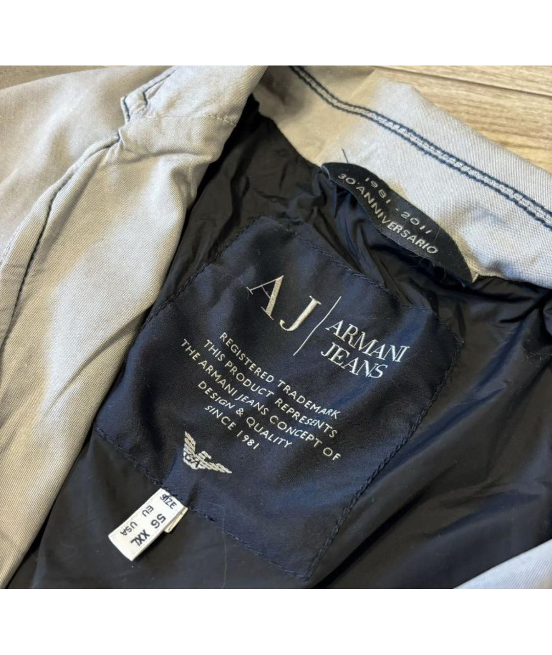 ARMANI JEANS Хлопковый жакет/пиджак, фото 4