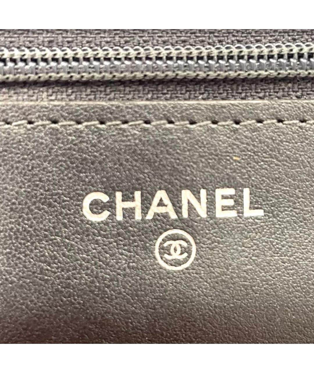 CHANEL Серая кожаная сумка через плечо, фото 6
