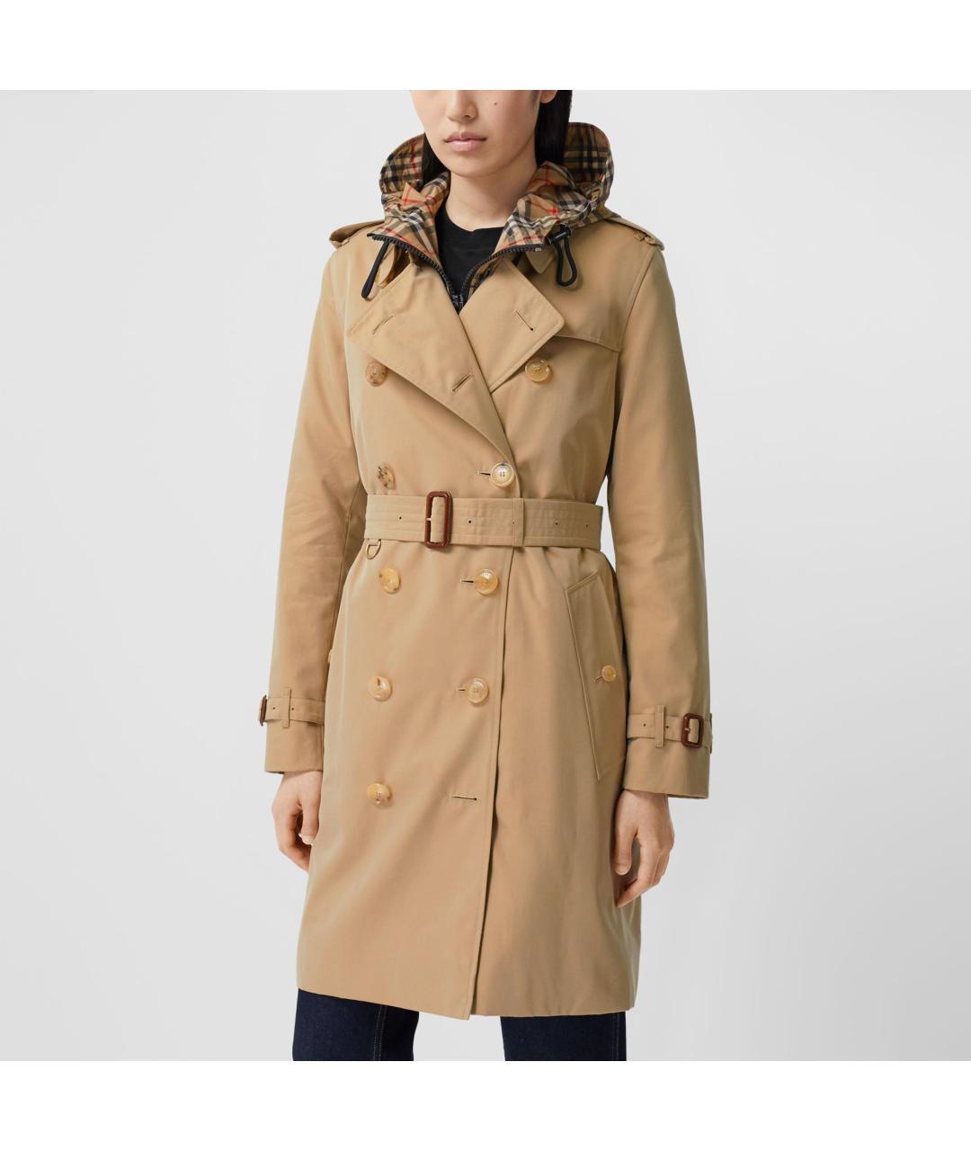 BURBERRY Бежевый тренч/плащ, фото 2