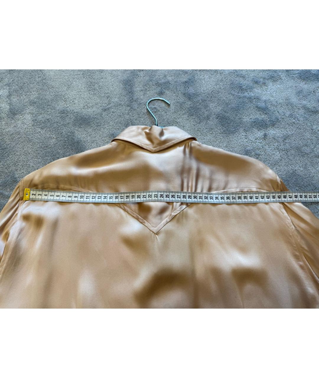 BOTTEGA VENETA Розовая шелковая рубашка, фото 6