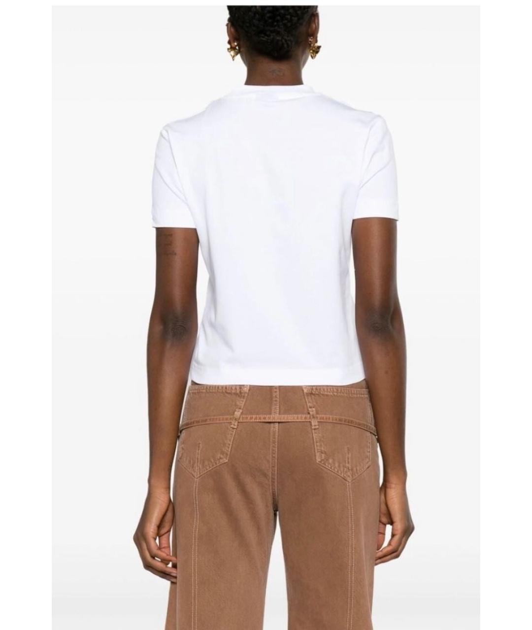 JACQUEMUS Белая хлопковая футболка, фото 3