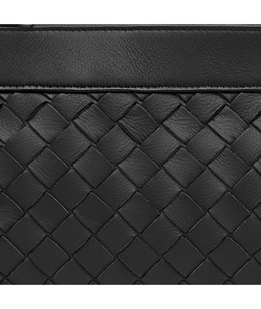 BOTTEGA VENETA Черная поясная сумка, фото 4