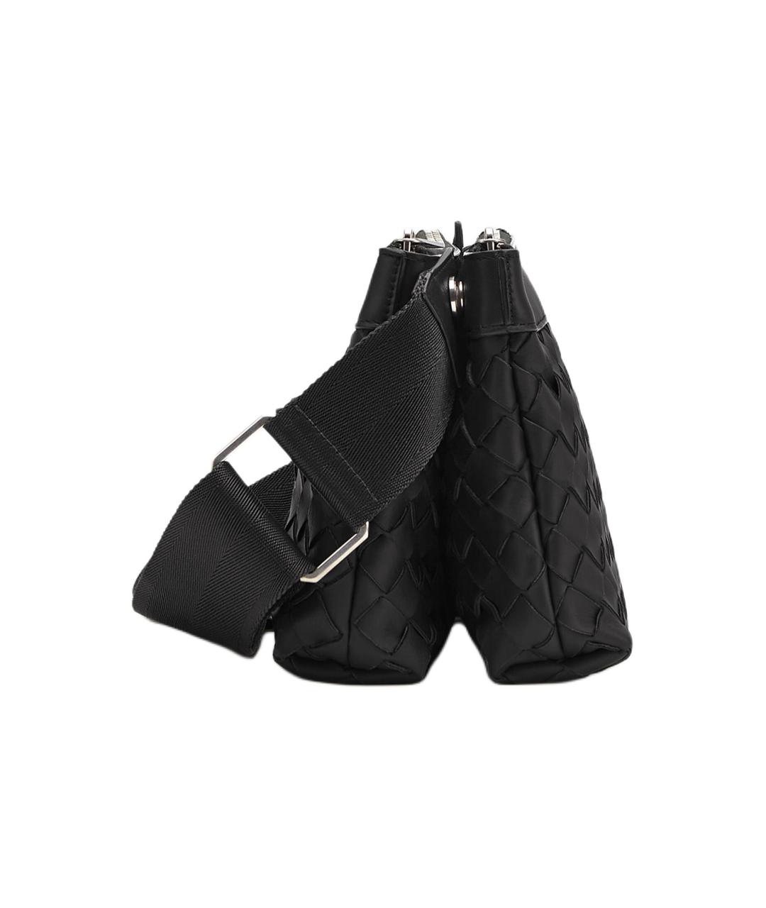 BOTTEGA VENETA Черная поясная сумка, фото 2