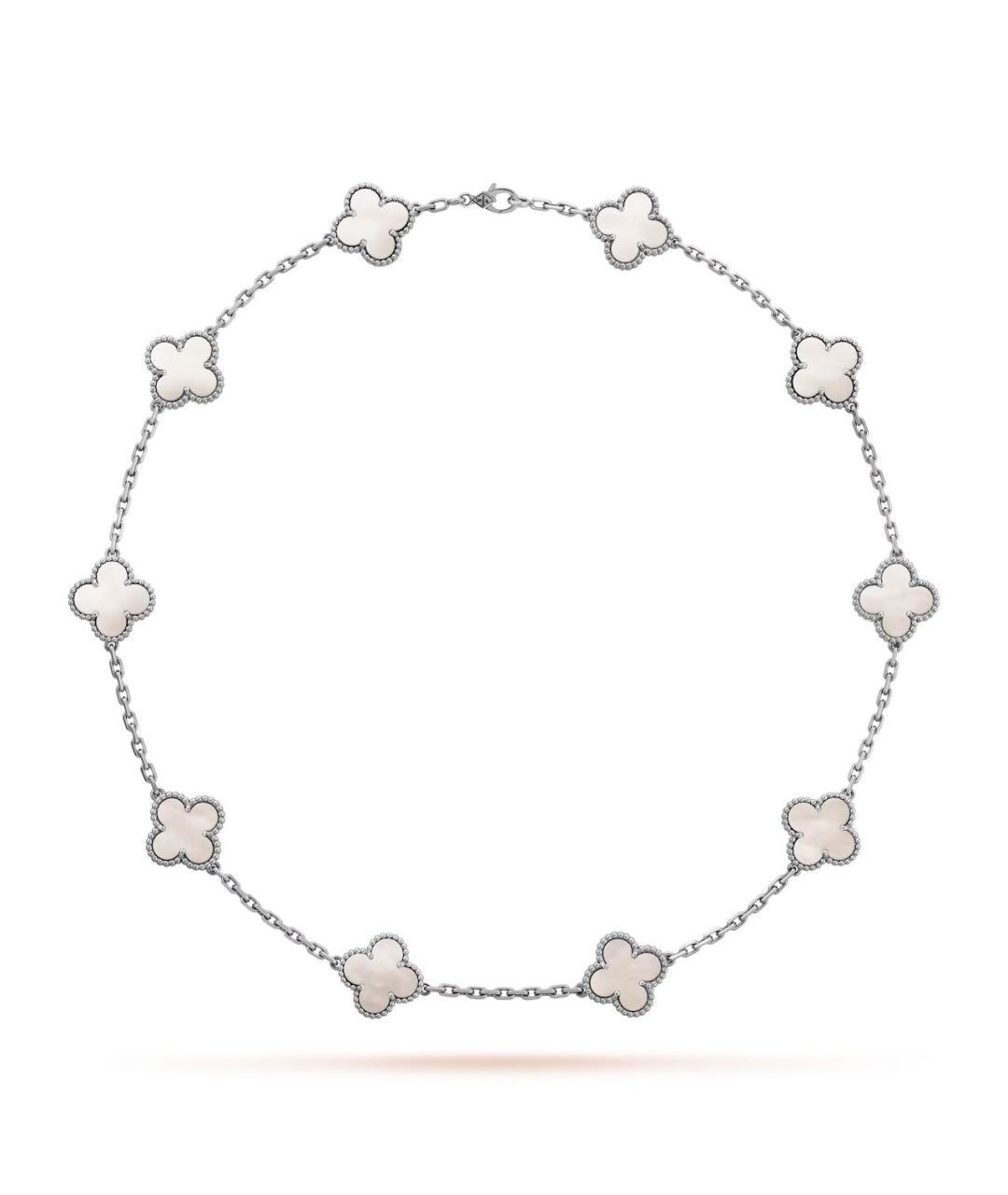 VAN CLEEF & ARPELS Белое колье из белого золота, фото 3