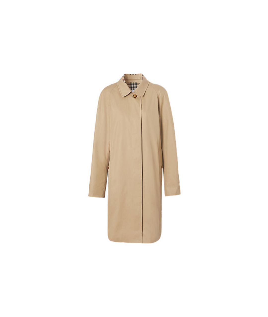 BURBERRY Бежевое пальто, фото 1