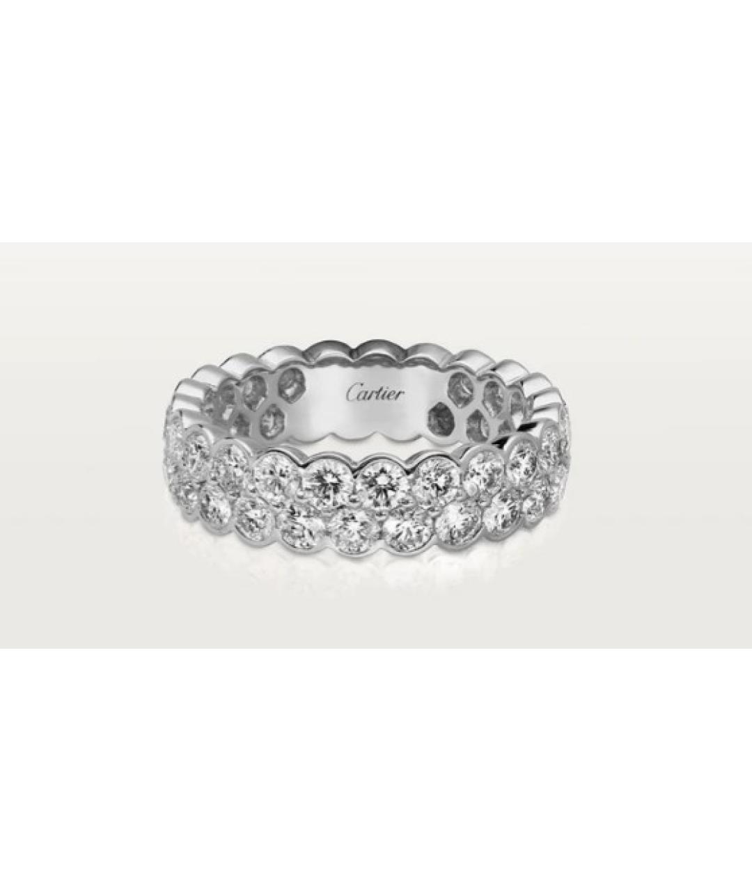CARTIER Серебряное кольцо из белого золота, фото 6