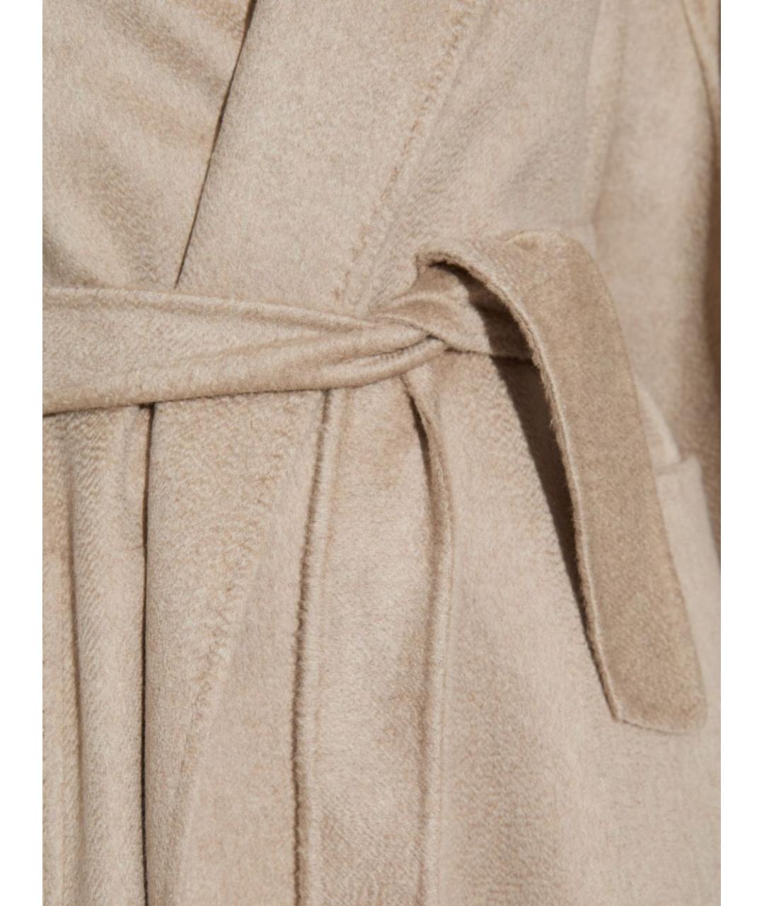MAX MARA Бежевое кашемировое пальто, фото 2