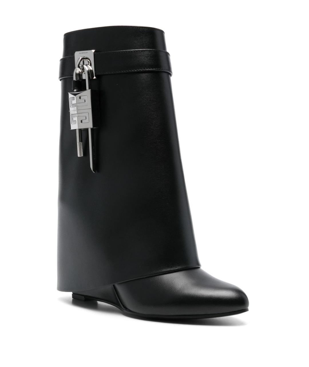 GIVENCHY Черные кожаные ботинки, фото 4