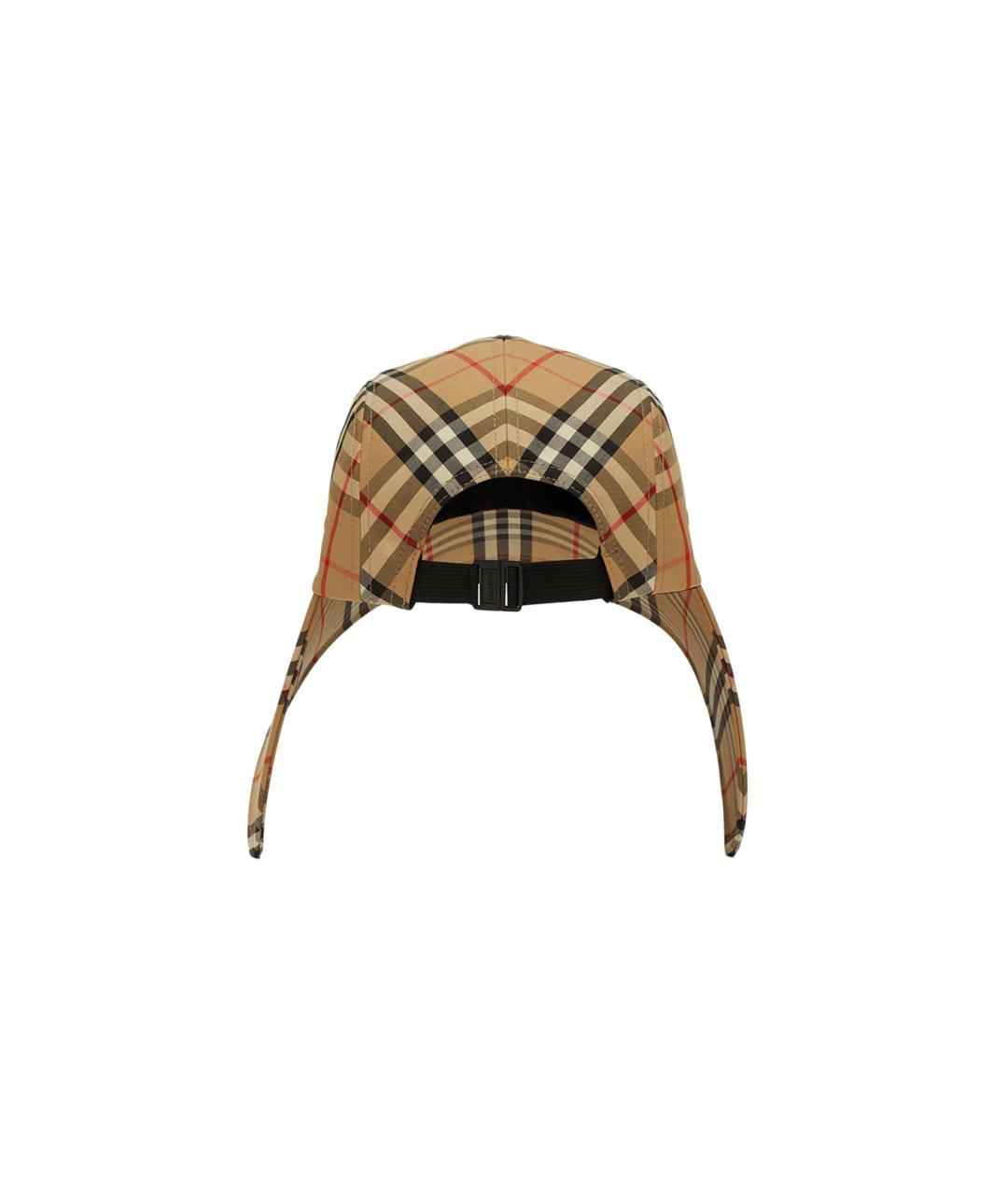 BURBERRY Бежевая кепка, фото 3