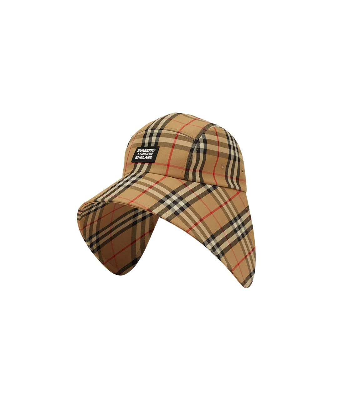 BURBERRY Бежевая кепка, фото 2