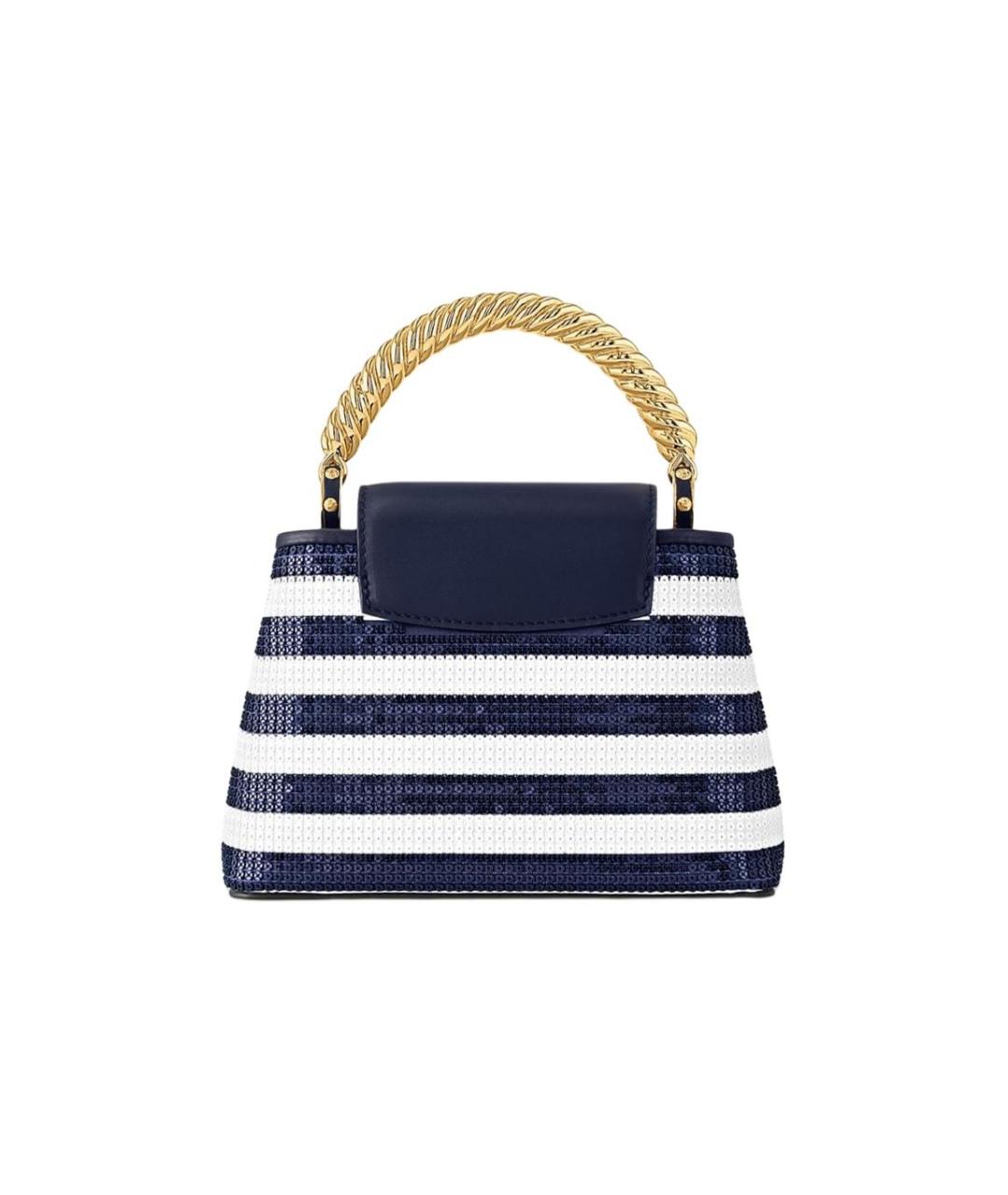 LOUIS VUITTON Синяя сумка с короткими ручками, фото 3