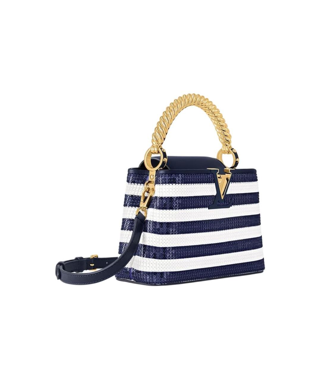LOUIS VUITTON Синяя сумка с короткими ручками, фото 2