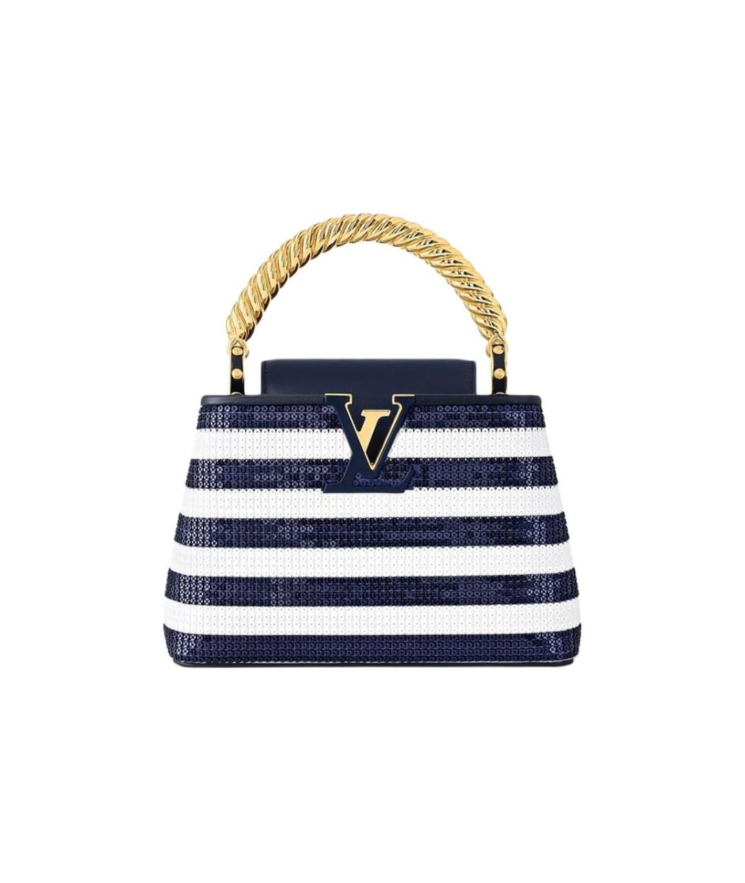 LOUIS VUITTON Синяя сумка с короткими ручками, фото 1