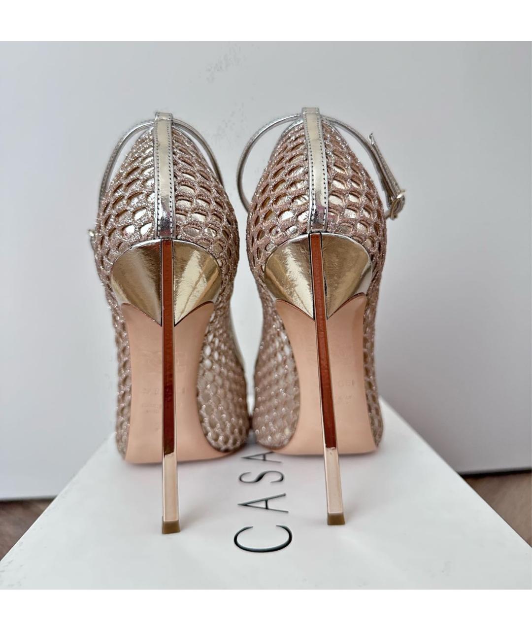 CASADEI Золотые туфли, фото 4