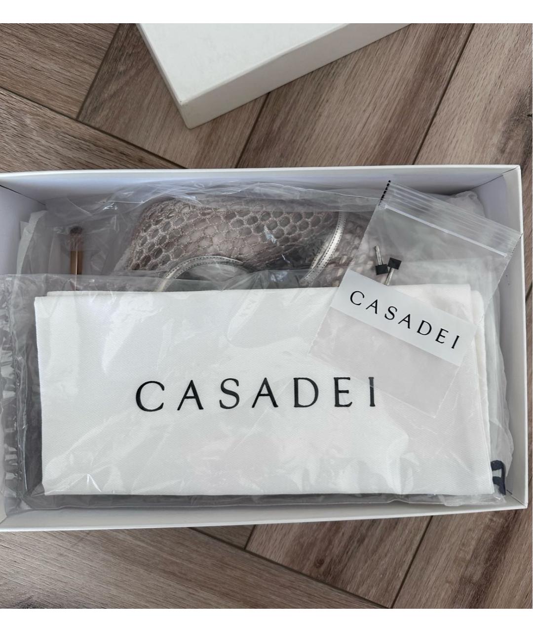 CASADEI Золотые туфли, фото 7