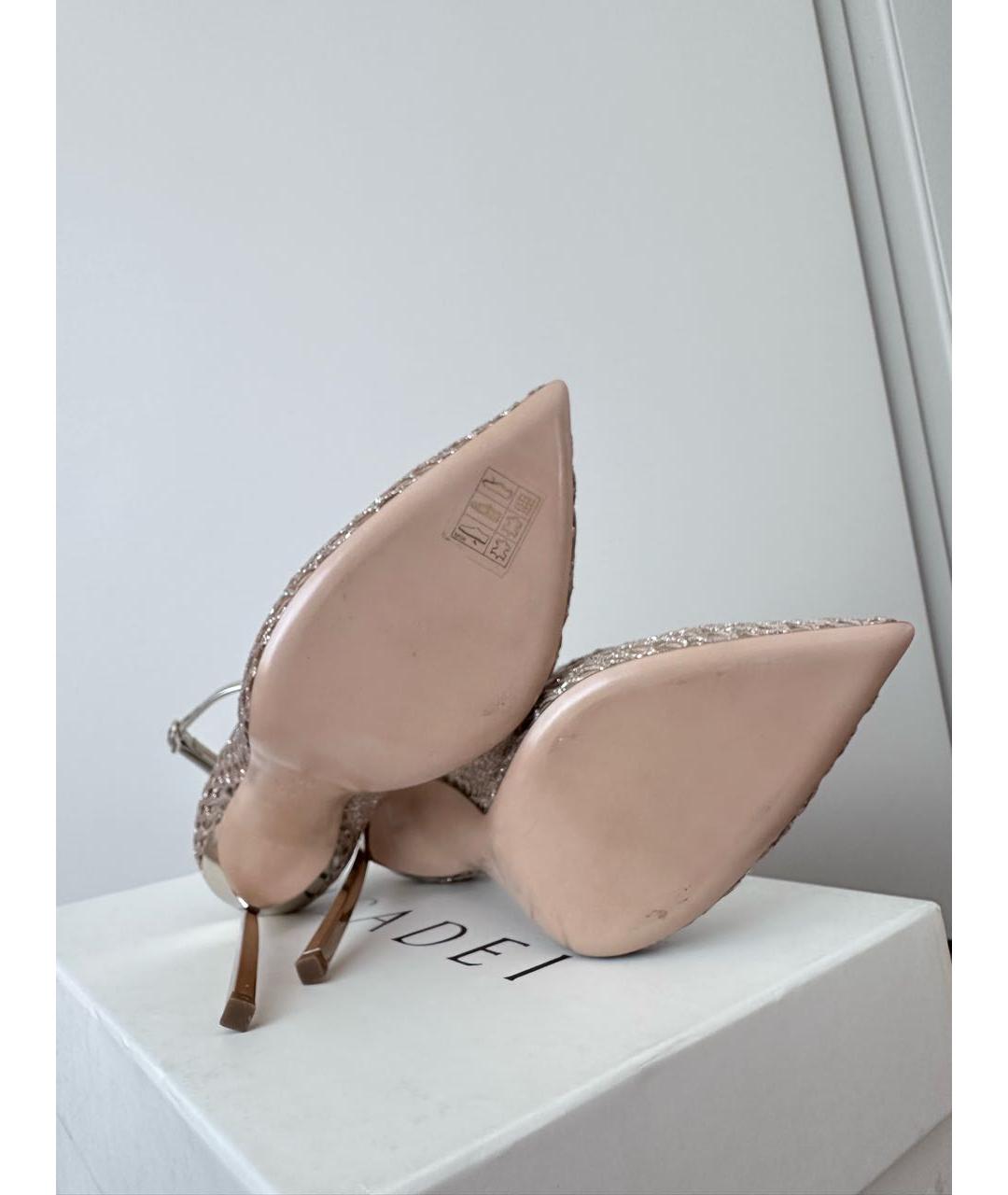 CASADEI Золотые туфли, фото 6