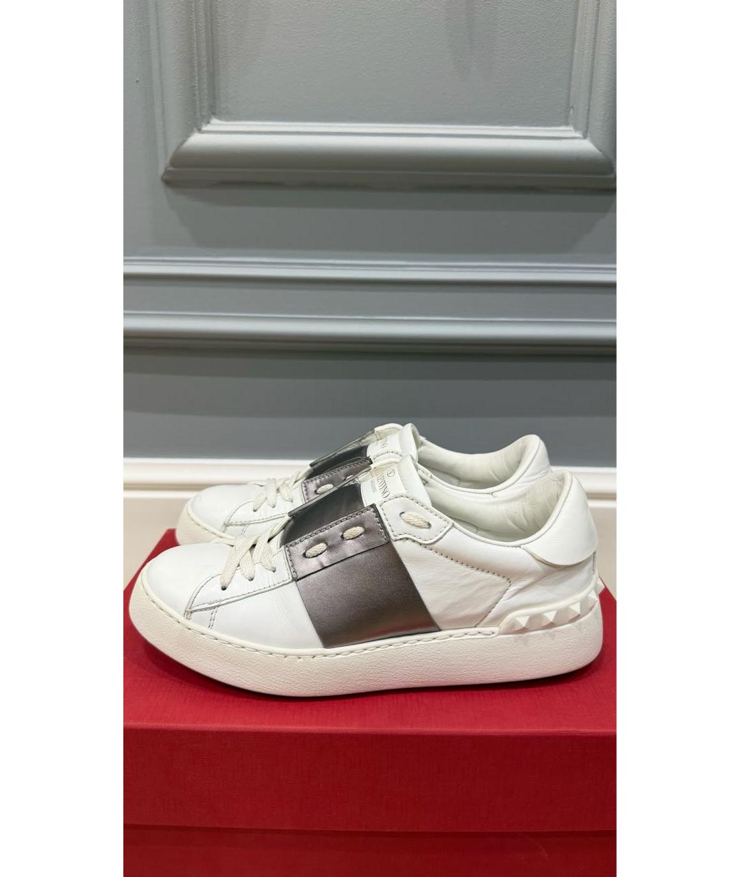 VALENTINO Белые кожаные кеды, фото 5