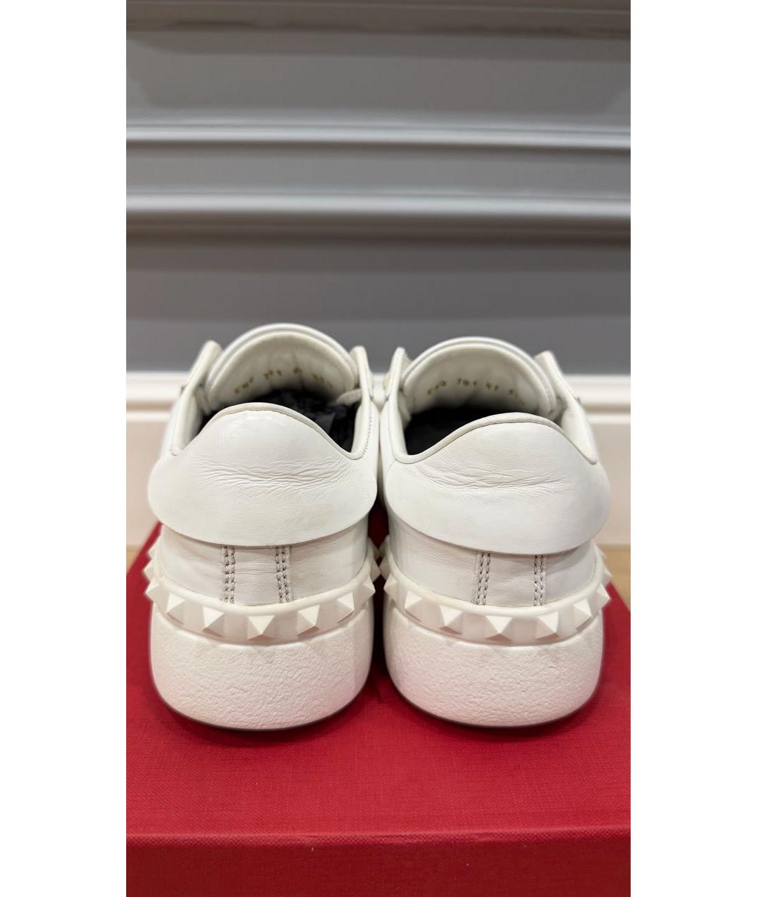 VALENTINO Белые кожаные кеды, фото 4