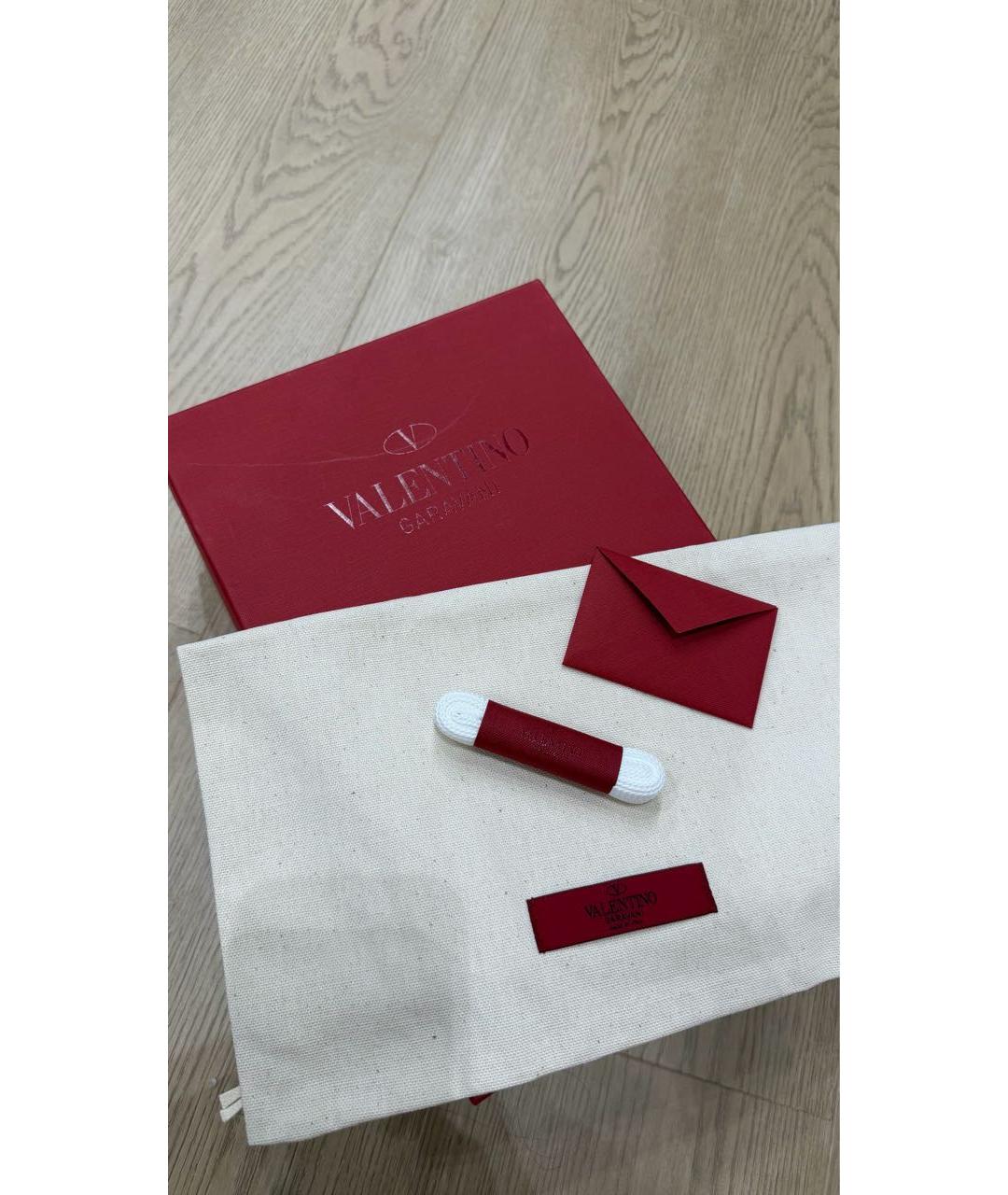 VALENTINO Белые кожаные кеды, фото 8