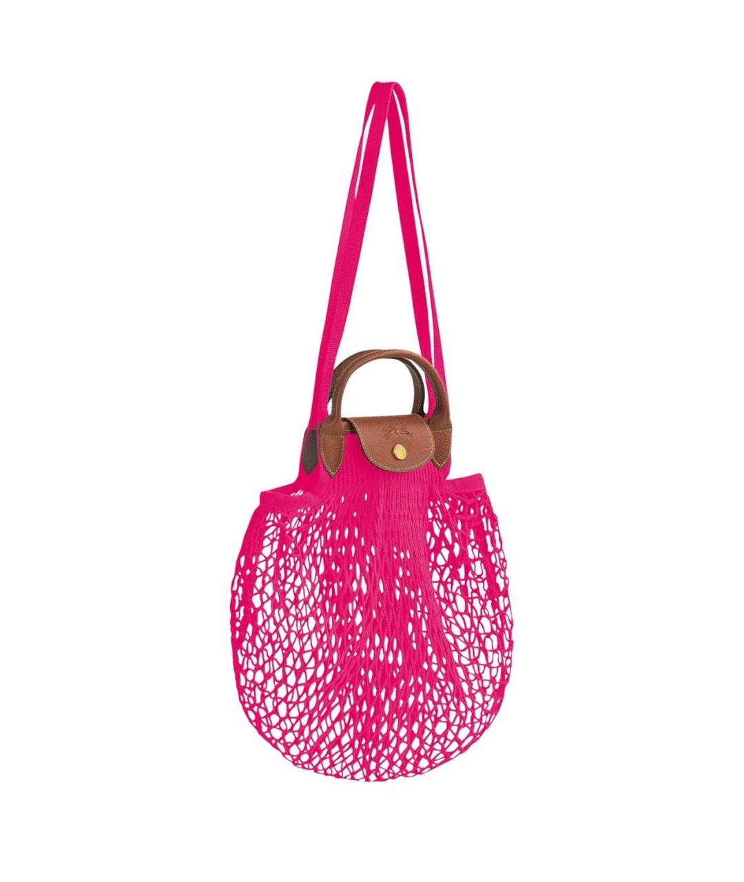 LONGCHAMP Фуксия пляжная сумка, фото 2