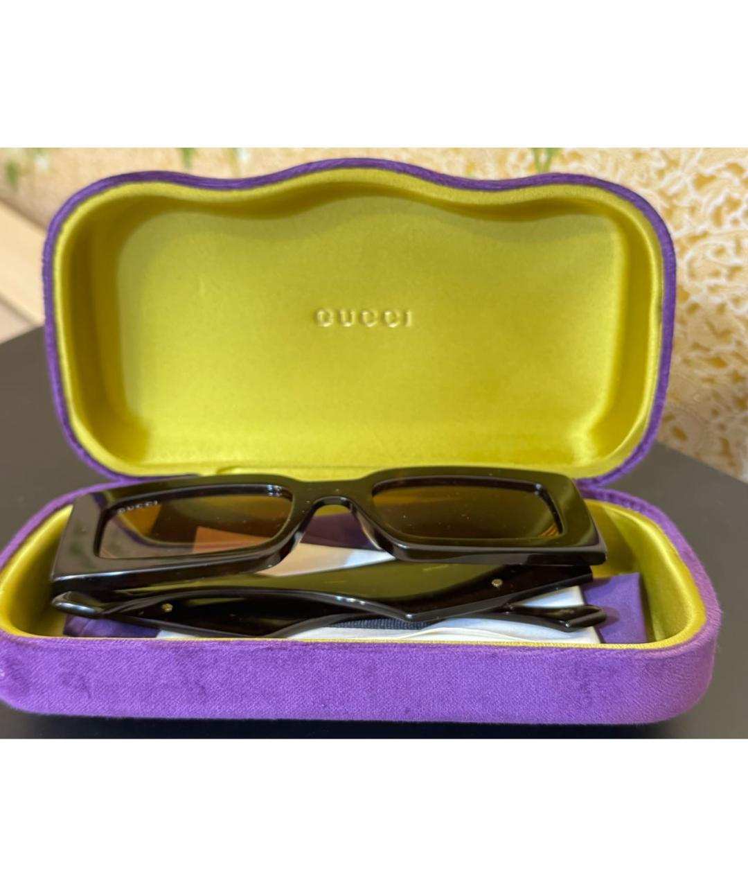 GUCCI Черные солнцезащитные очки, фото 4