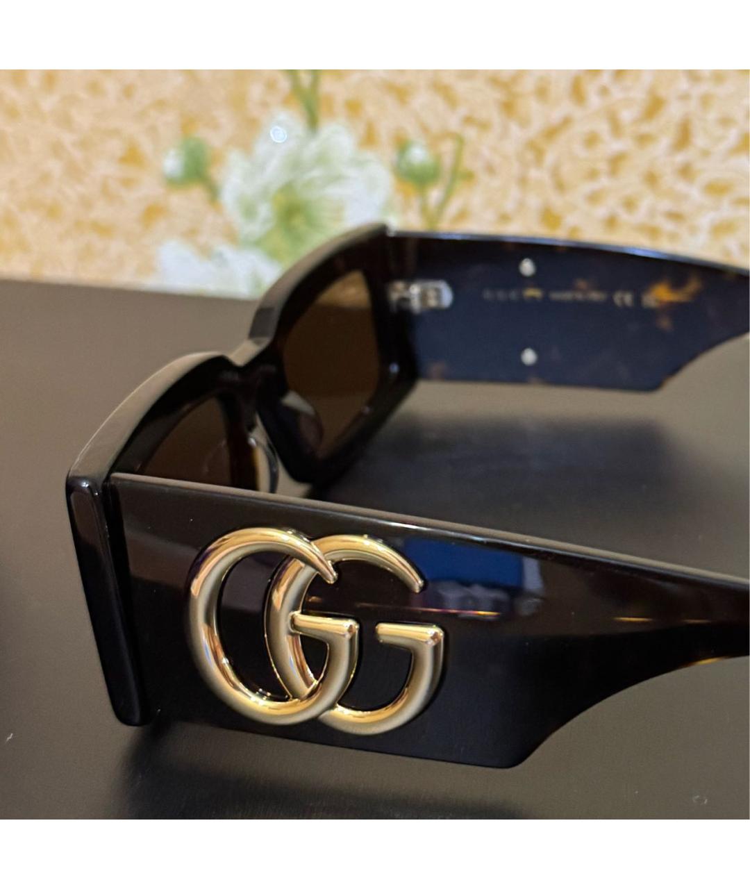 GUCCI Черные солнцезащитные очки, фото 3