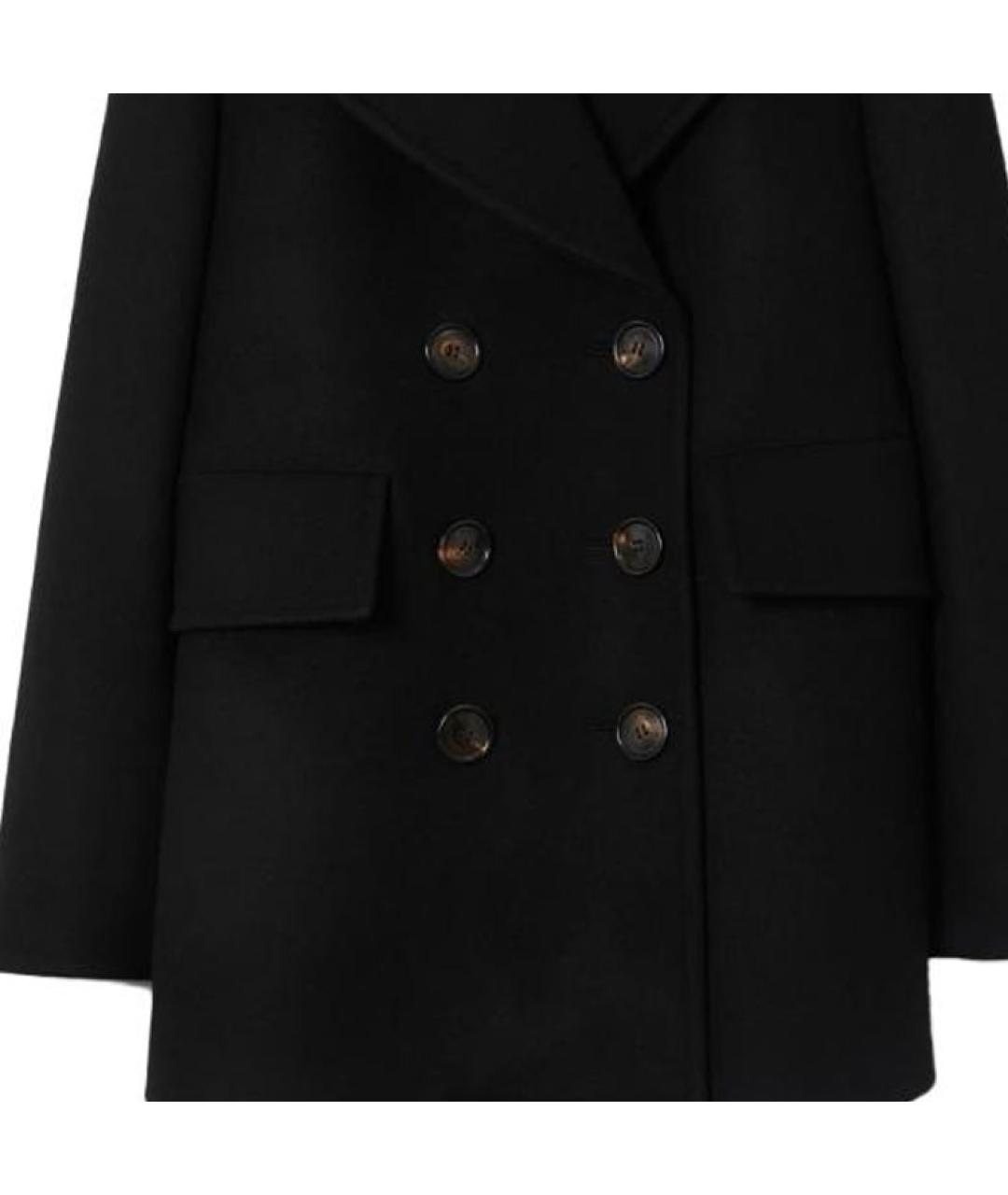 BURBERRY Черное пальто, фото 6