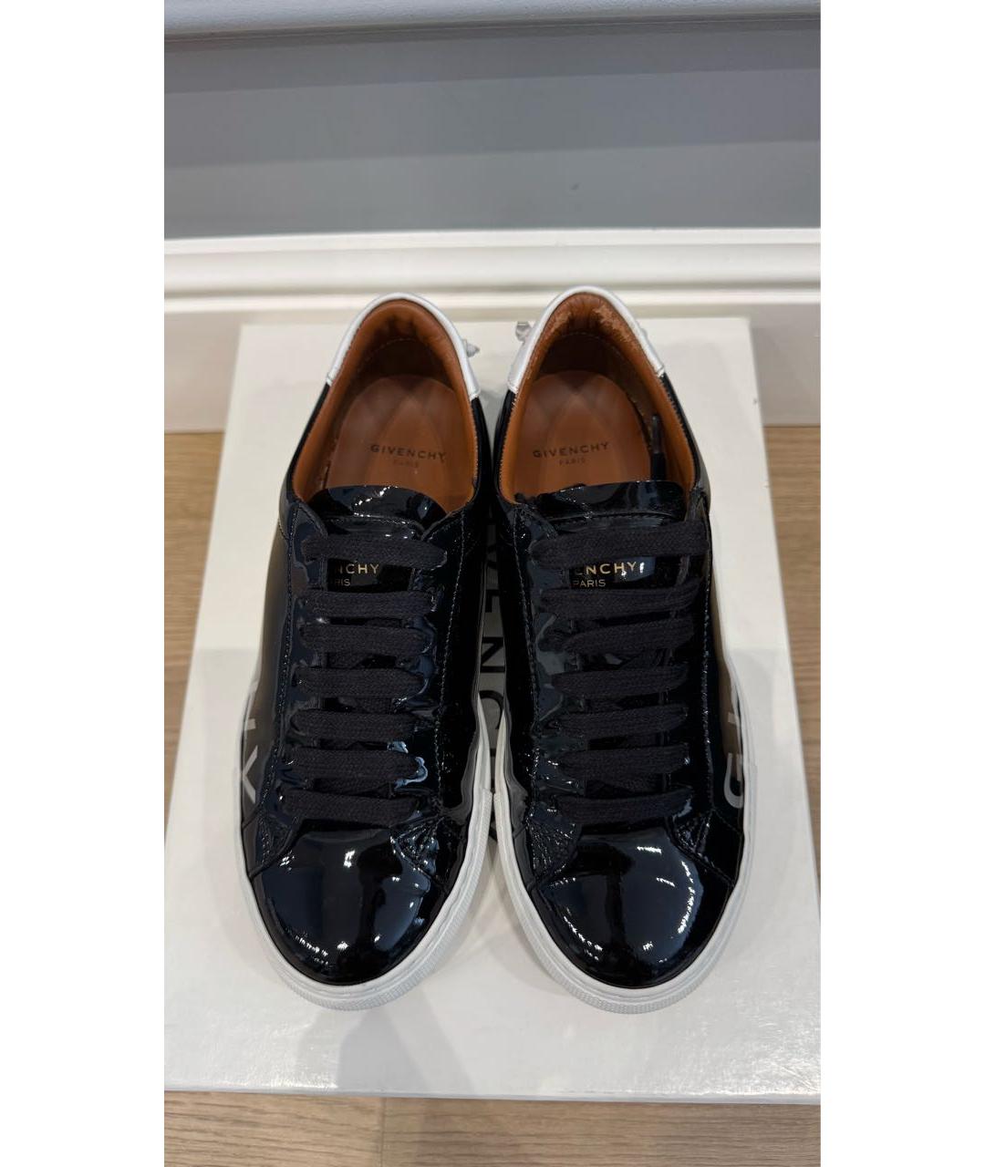 GIVENCHY Черные кожаные кеды, фото 6