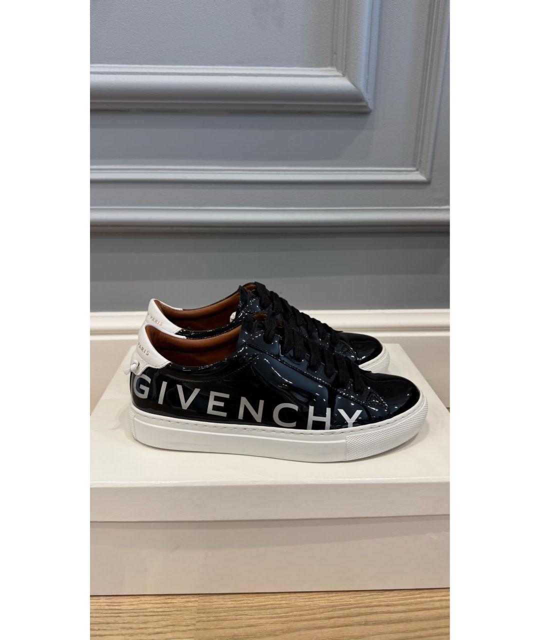 GIVENCHY Черные кожаные кеды, фото 4