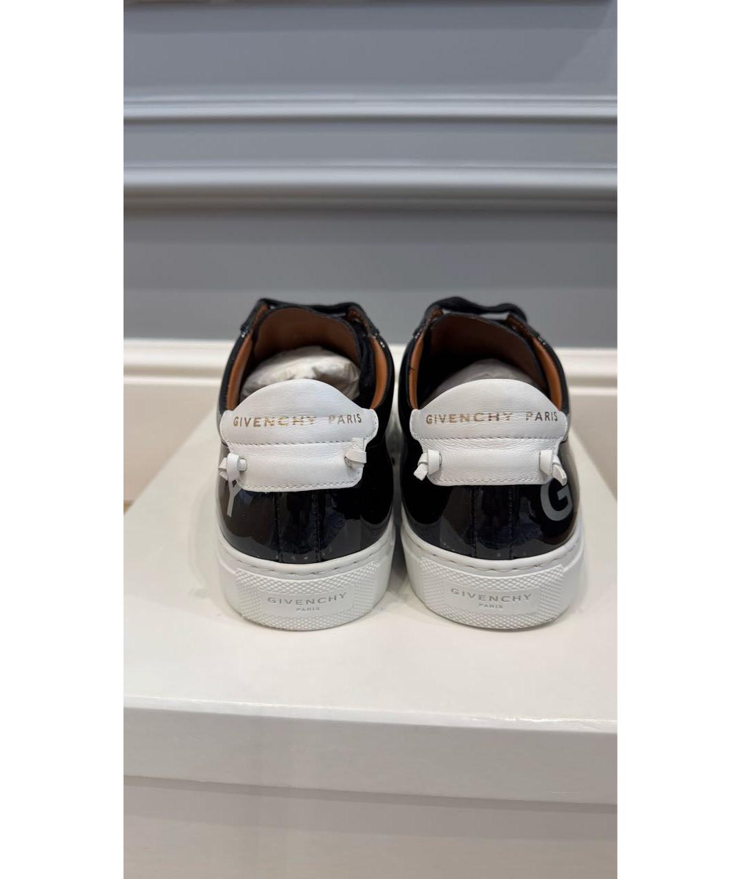 GIVENCHY Черные кожаные кеды, фото 5
