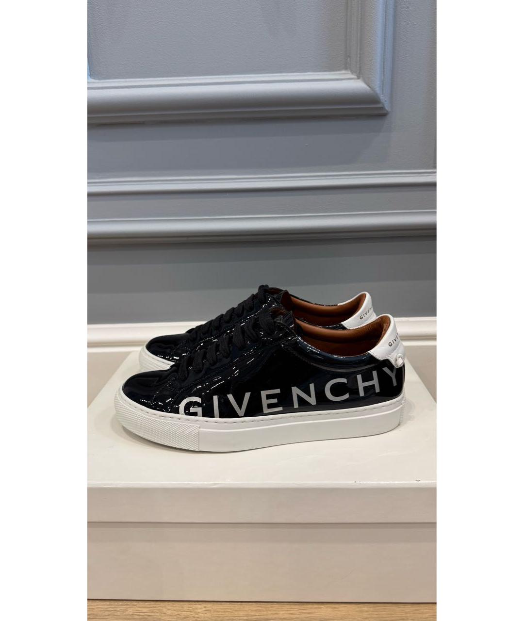 GIVENCHY Черные кожаные кеды, фото 3