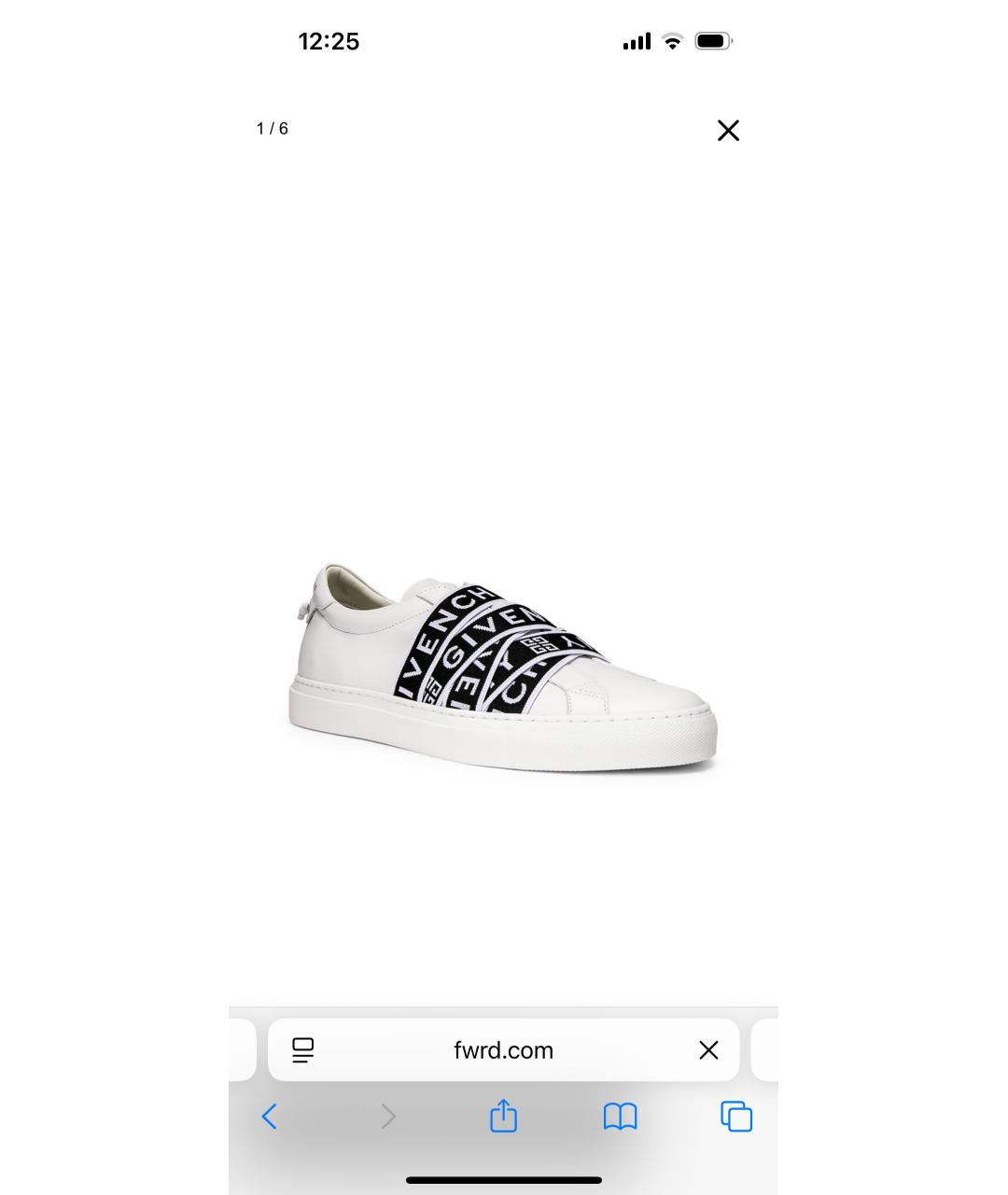 GIVENCHY Белые кожаные кеды, фото 9
