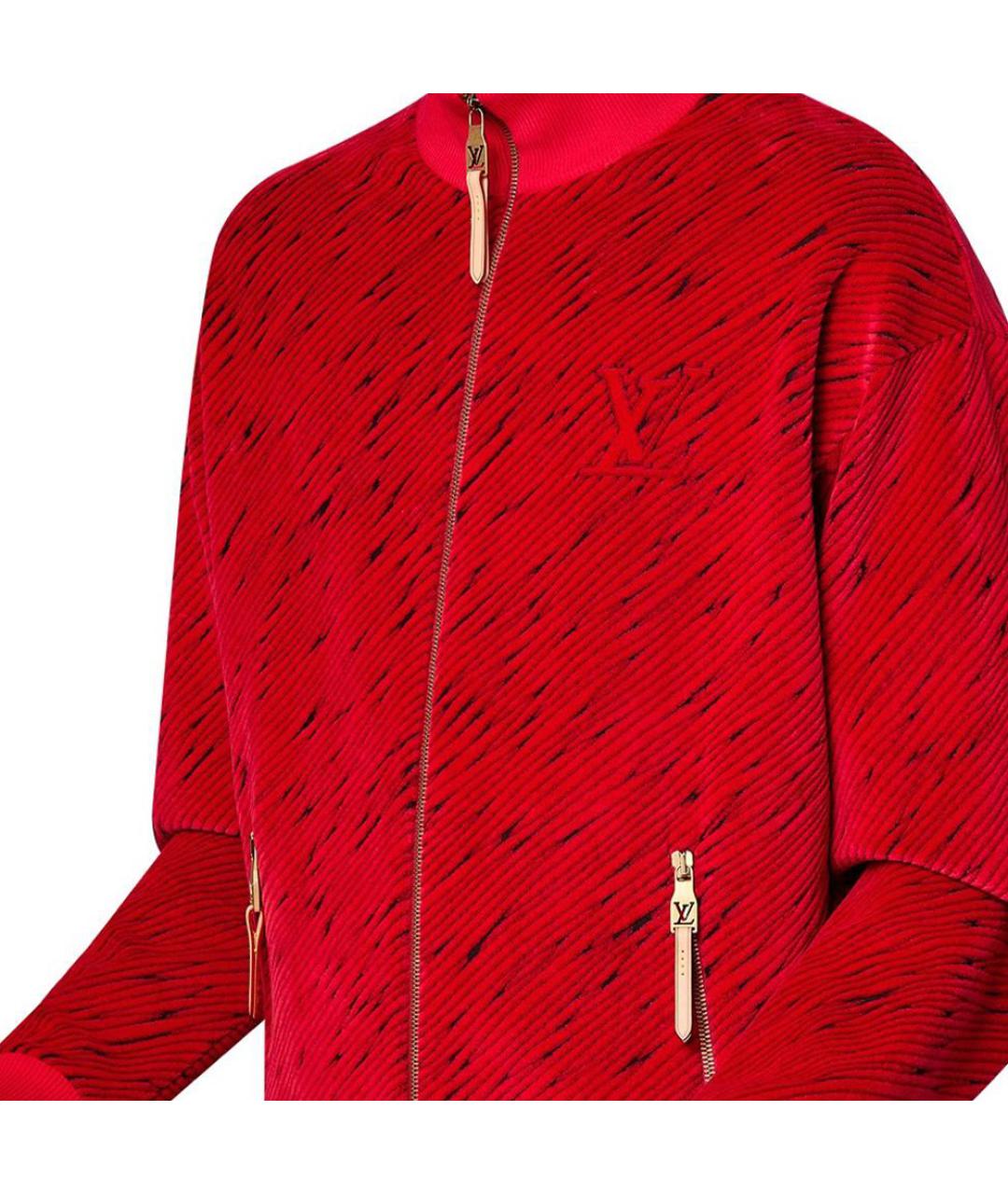 LOUIS VUITTON Красный хлопковый джемпер / свитер, фото 6