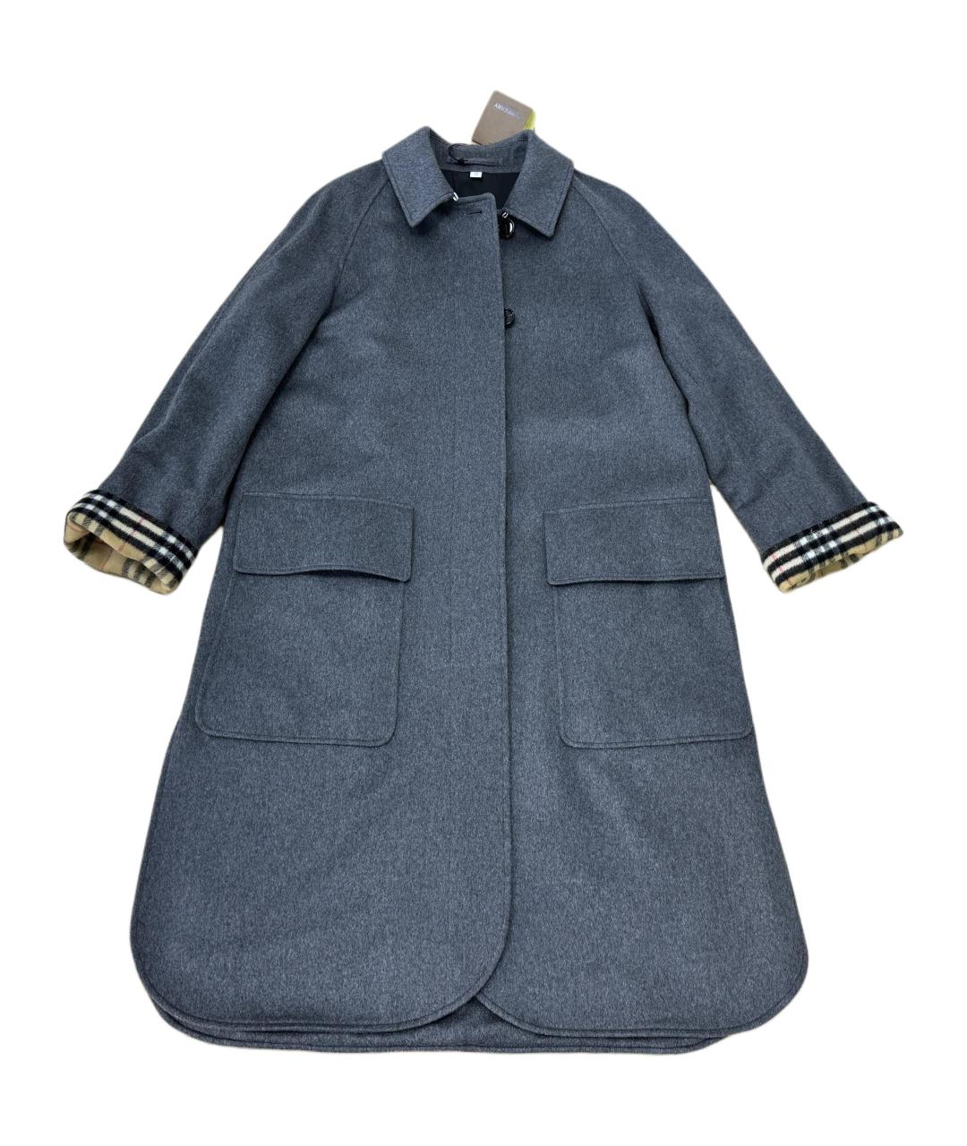 BURBERRY Серое пальто, фото 5