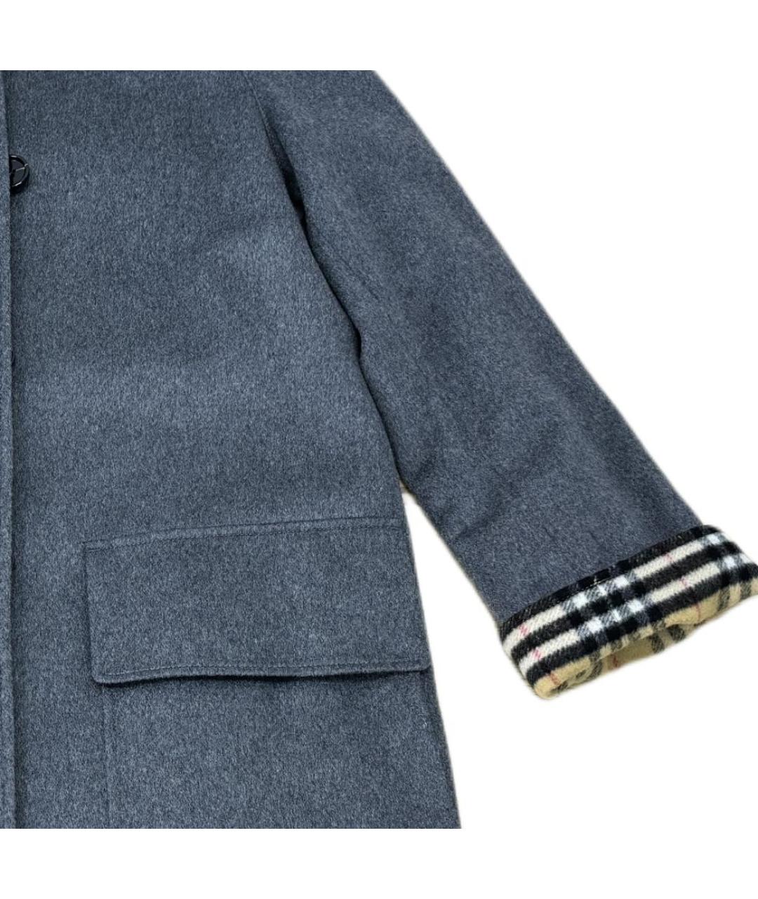 BURBERRY Серое пальто, фото 4